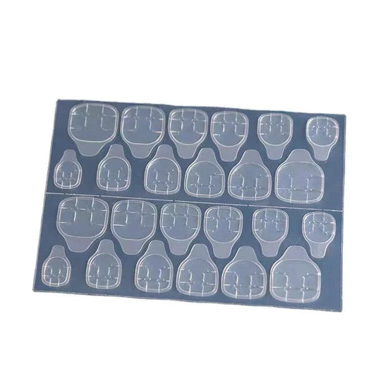 20pcs Jelly Gel nail stickers for Press On Nails Glue manicure set Nail Prep kit