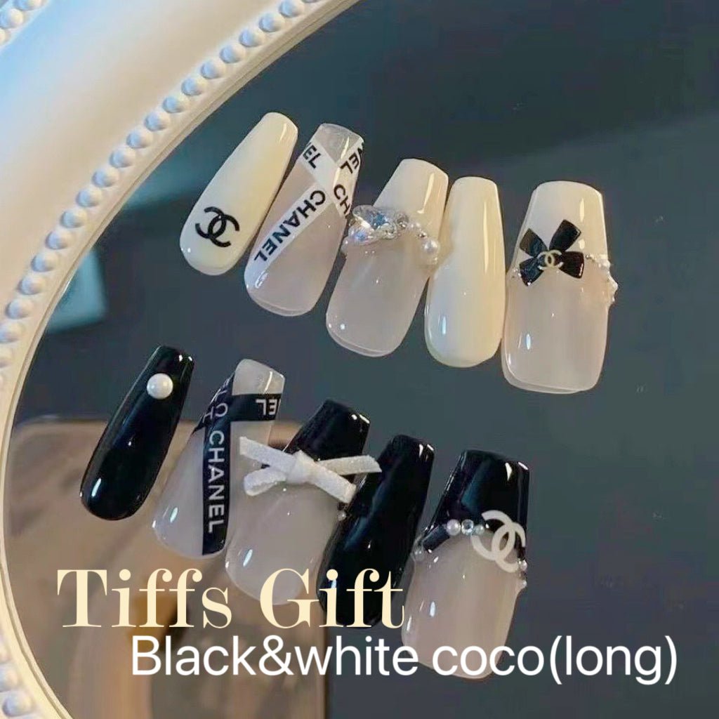 Black&white coco(long) - TiffsGift