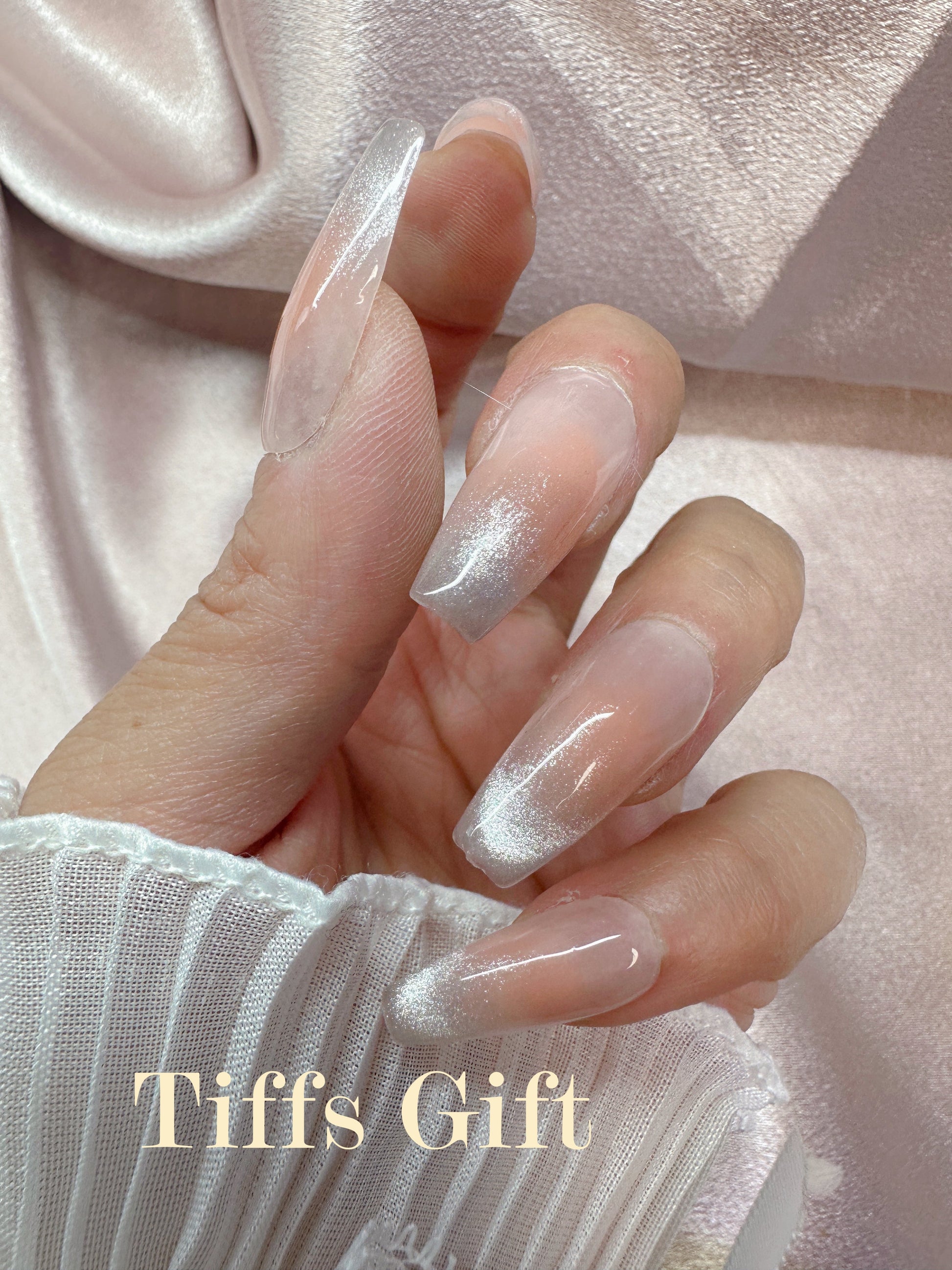 Cat eye French tip (long) - TiffsGift