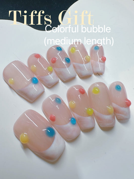 Colorful bubble (medium length) - TiffsGift
