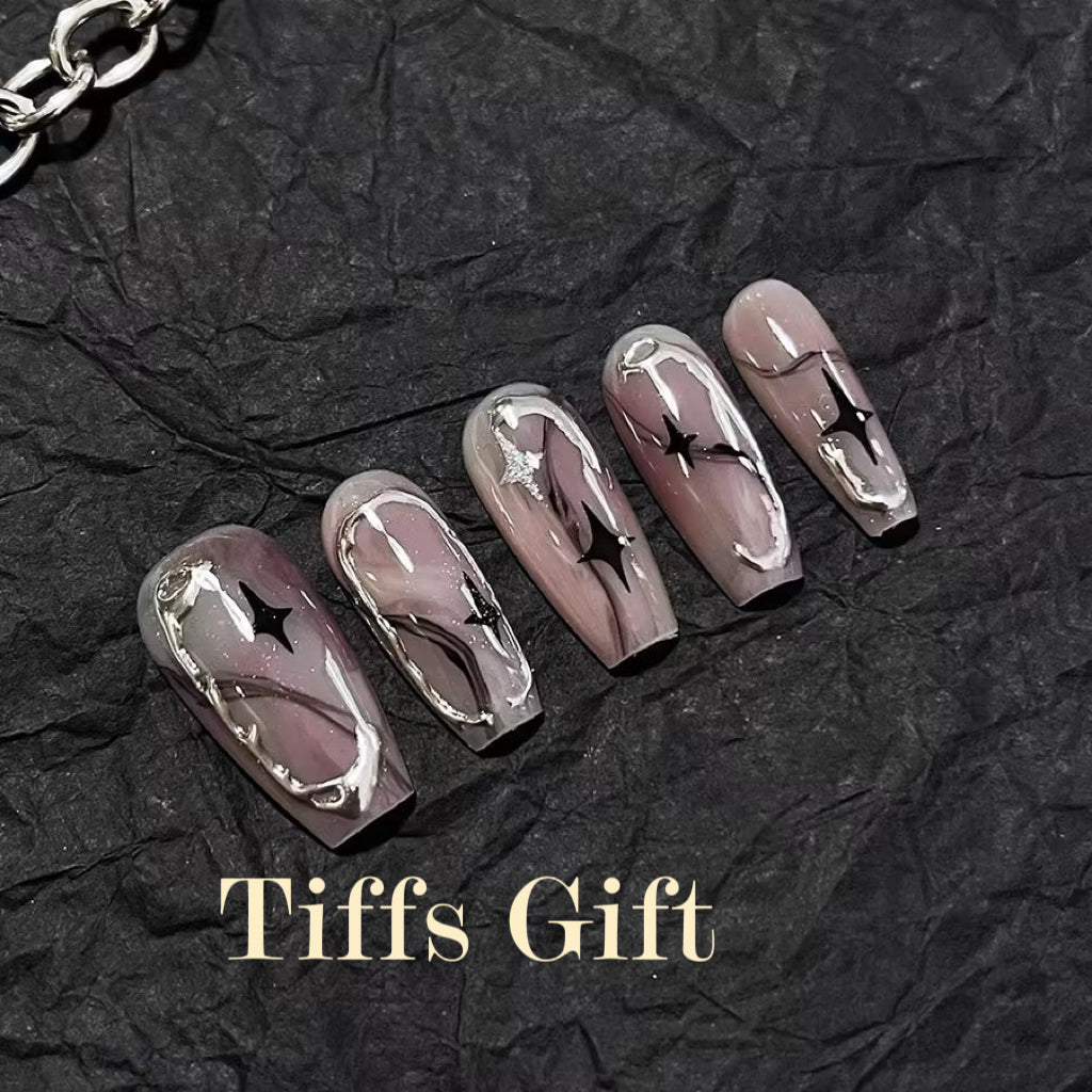 Silver star(long) - TiffsGift